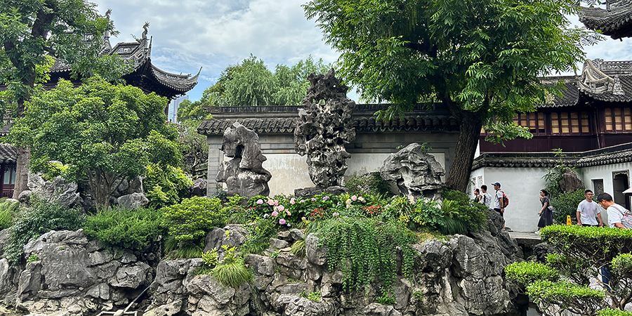 The Famous Rockery in Yu Garden